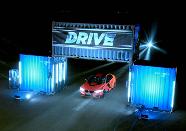 Filming at ITV's Drive in 2016