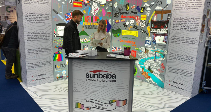 Sunbaba's Stand at The Showman's Show