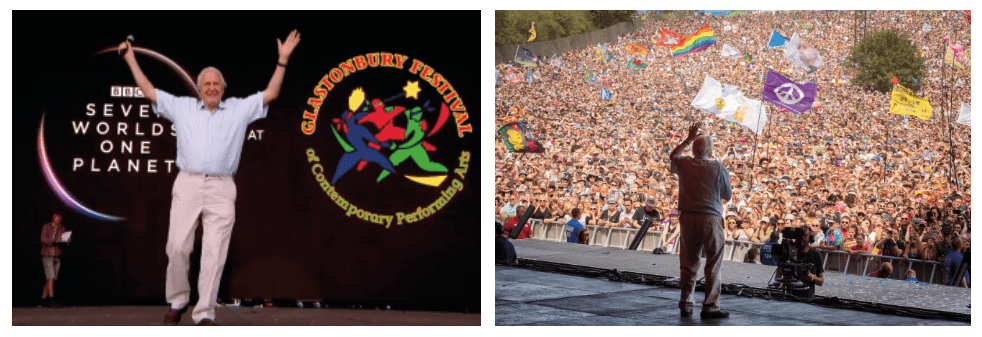 Attenborough at Glastonbury